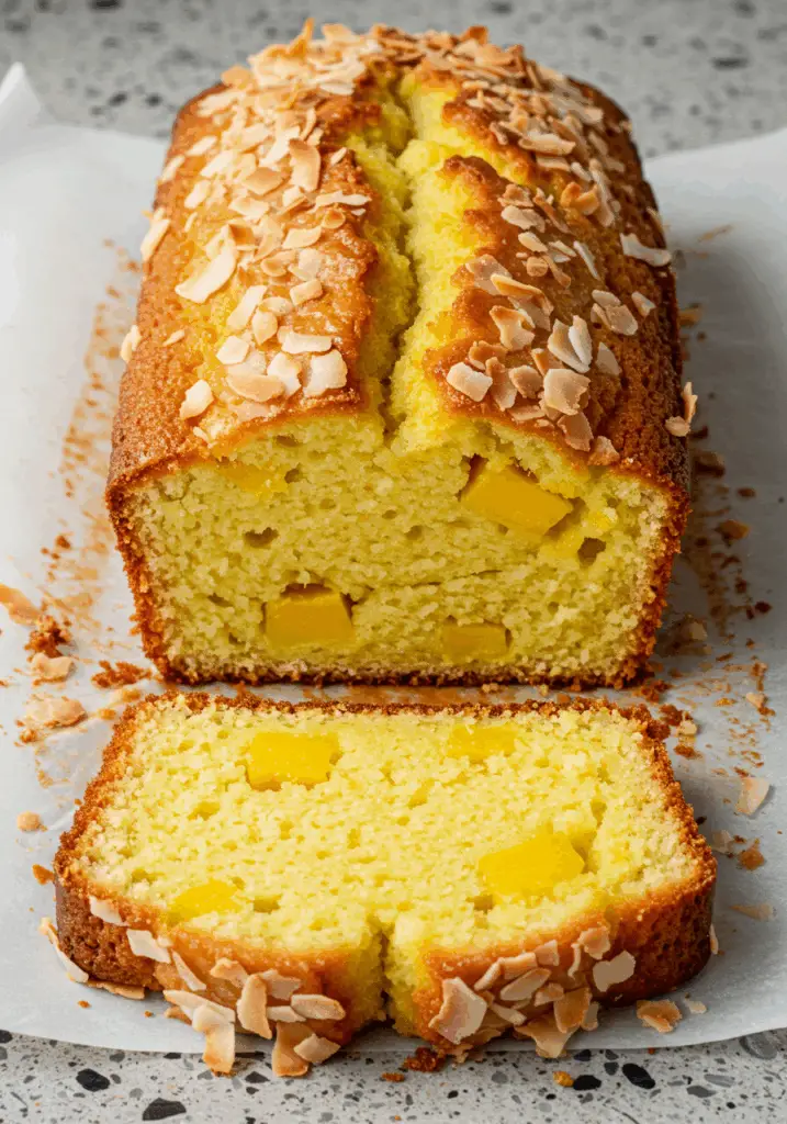 Coconut Pineapple Banana Bread