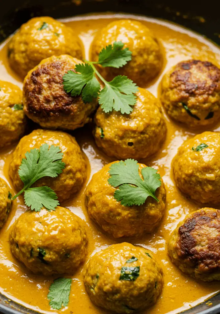 Coconut Chicken Meatballs