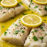 Tasty Baked Cod in Coconut Lemon Cream Sauce