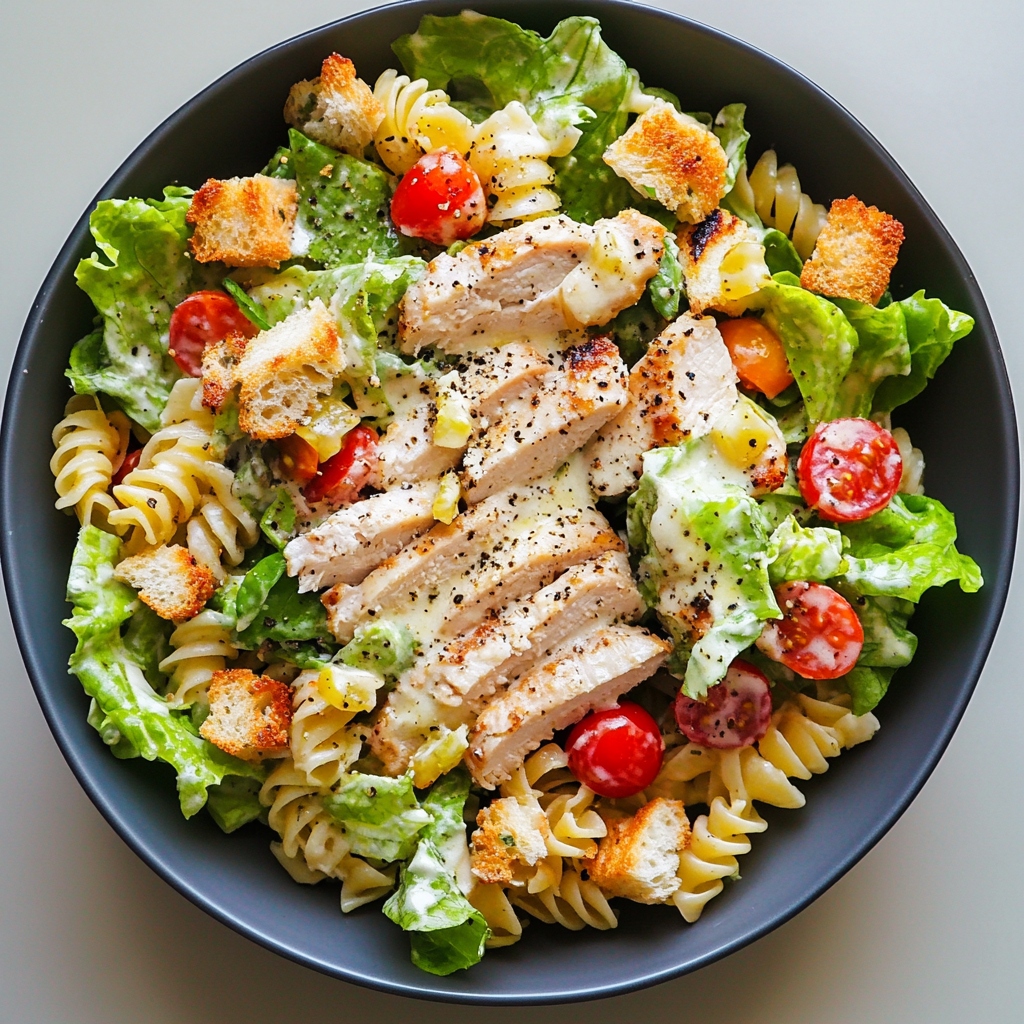 Chicken Caesar Pasta Salad