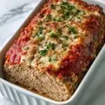 Garlic Parmesan Chicken Meatloaf