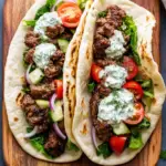 Lamb Gyros with Tzatziki Sauce