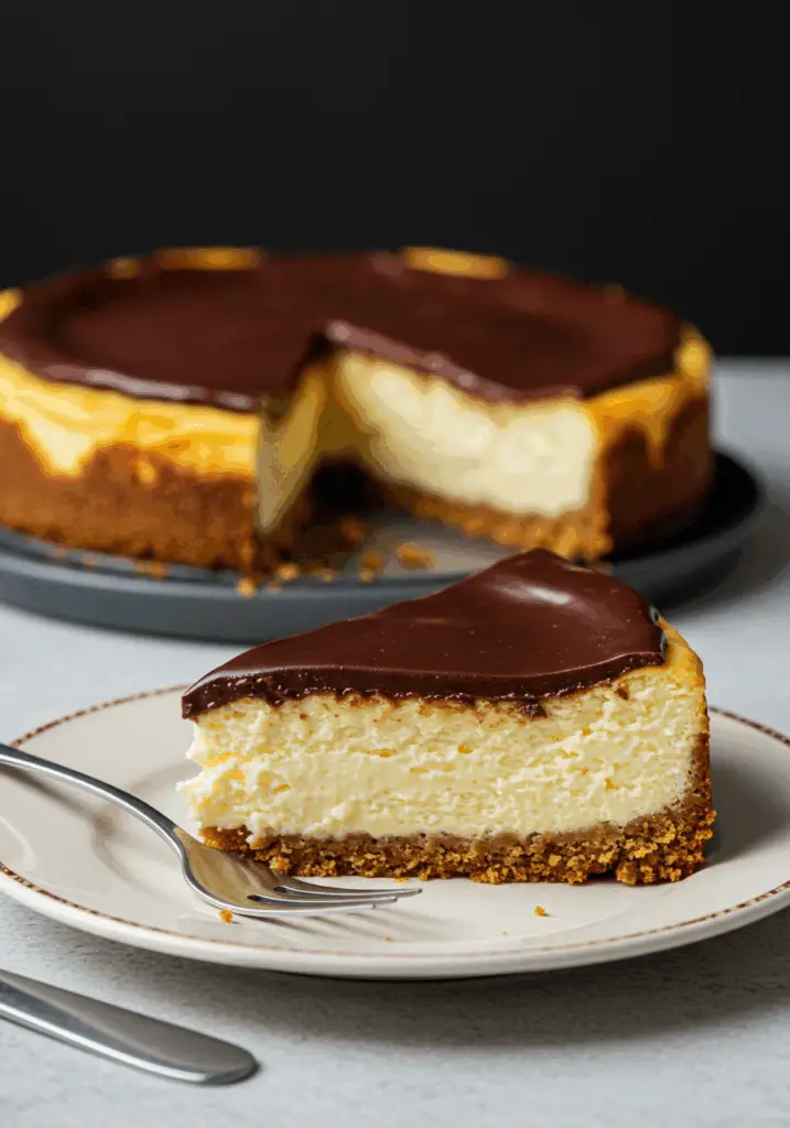 Boston Cream Pie Cheesecake