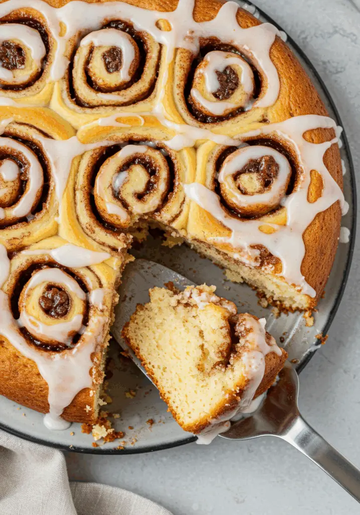 Big Mama’s Cinnamon Roll Cake