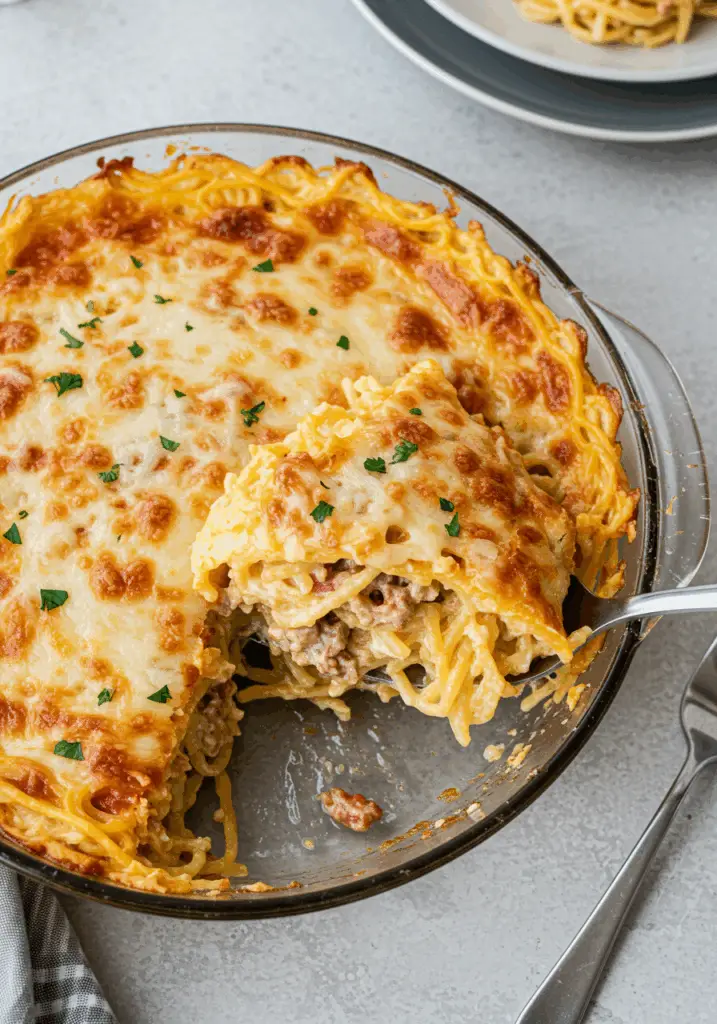 Easy Spaghetti Pie