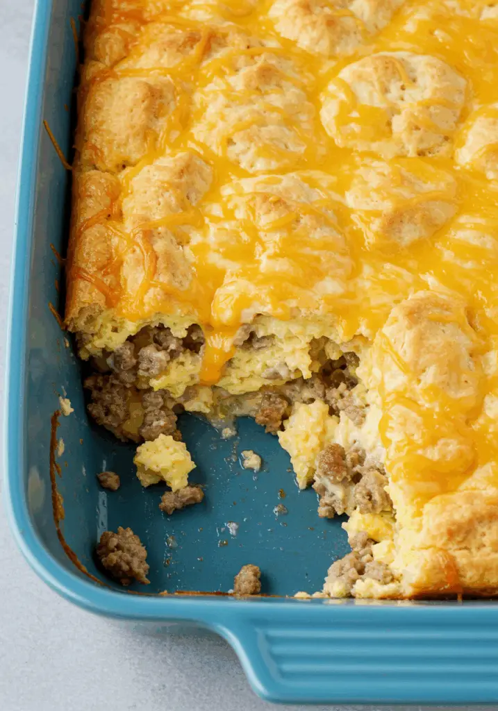 Turkey Sausage Cream Cheese Casserole