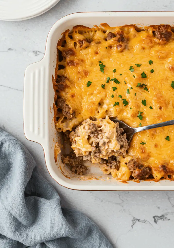 Cheeseburger Casserole