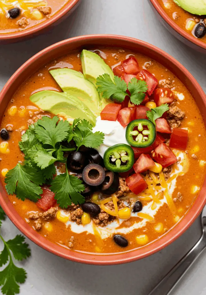 Slow Cooker Nacho Soup