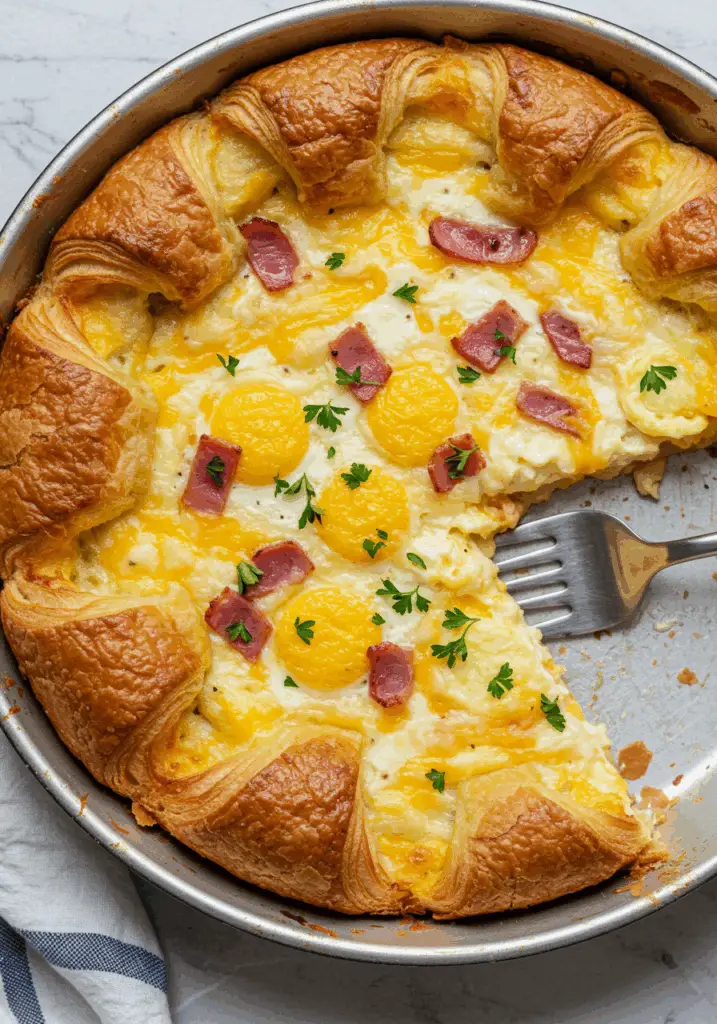 Croissant Breakfast Pie