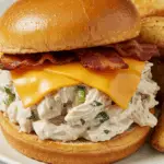 Crock-Pot Ranch Chicken Sandwiches