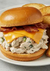 Crock-Pot Ranch Chicken Sandwiches