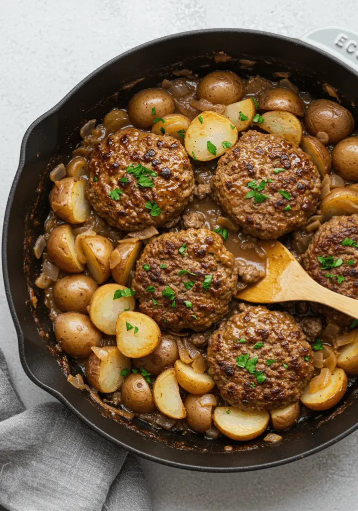 Salisbury Steak & Potato Skillet