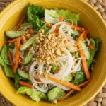 Spring Roll Salad with Peanut Dressing