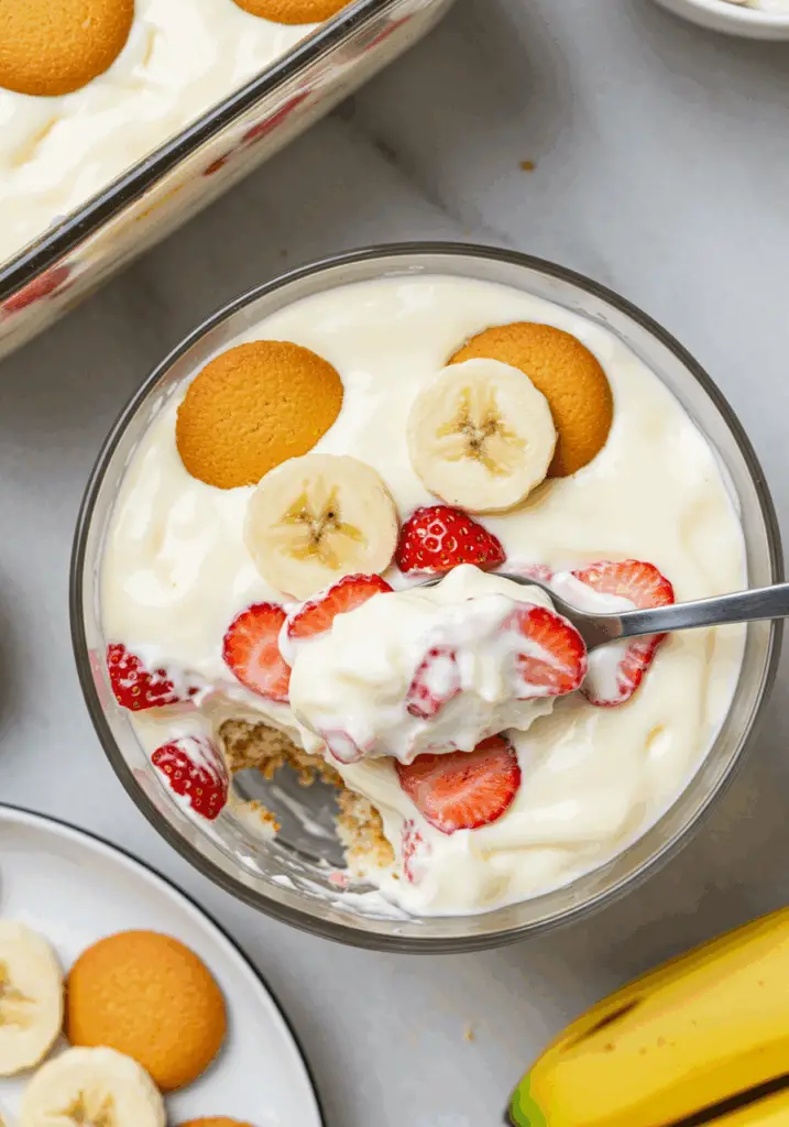 Strawberry Banana Pudding