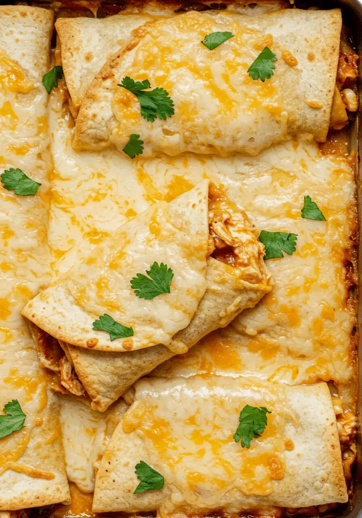Baked Chicken Chimichangas