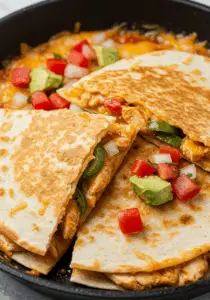 Chicken Fajitas Quesadillas