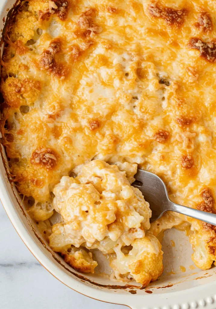 Queso Cauliflower Bake