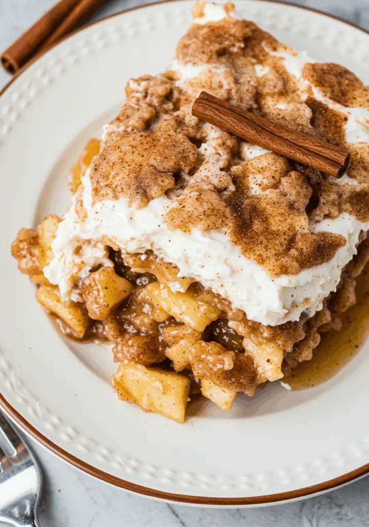 Apple Snickerdoodle Dump Cake