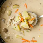 Crockpot Creamy Chicken and Potato Soup