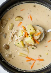 Crockpot Creamy Chicken and Potato Soup