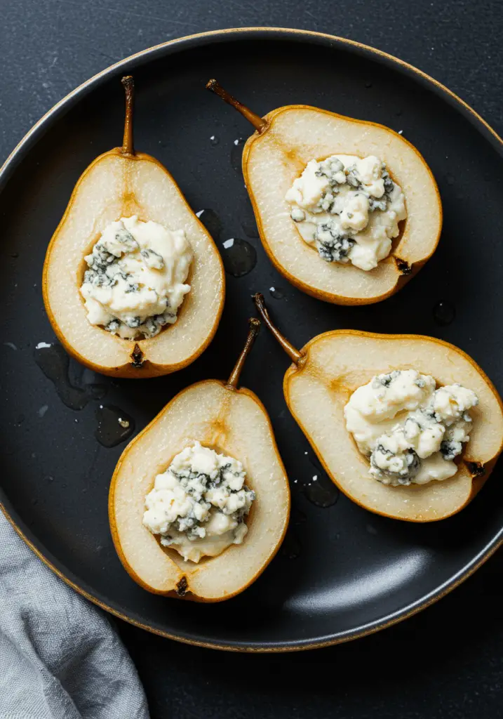 Elegant Blue Cheese Stuffed Pears