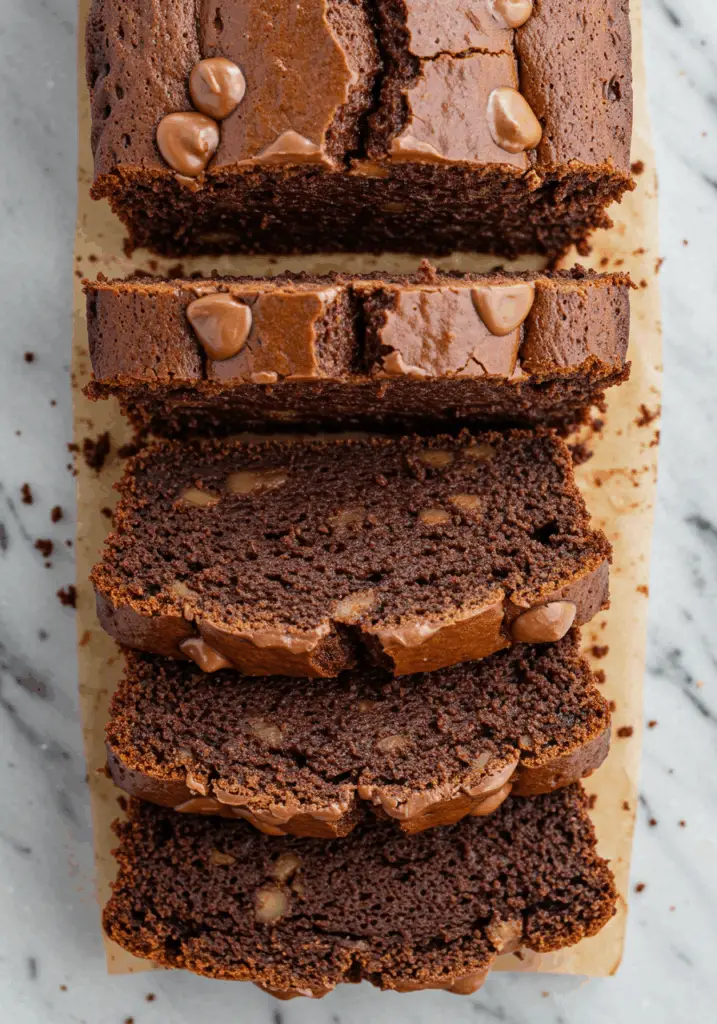 Hot Fudge Brownie Bread