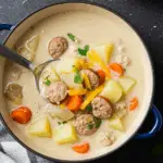 Creamy Turkey Sausage and Potato Soup