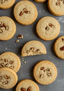 Butter Pecan Shortbread Cookies