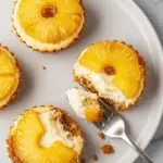 Mini Pineapple Upside Down Cheesecakes