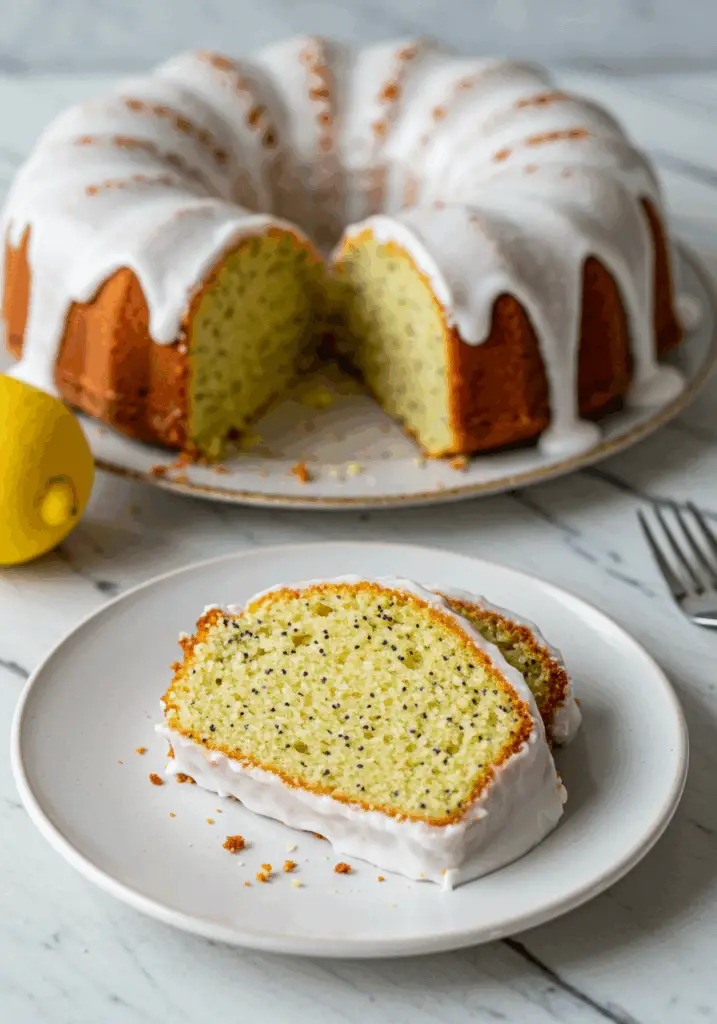 Moist Lemon Poppy Seed Cake