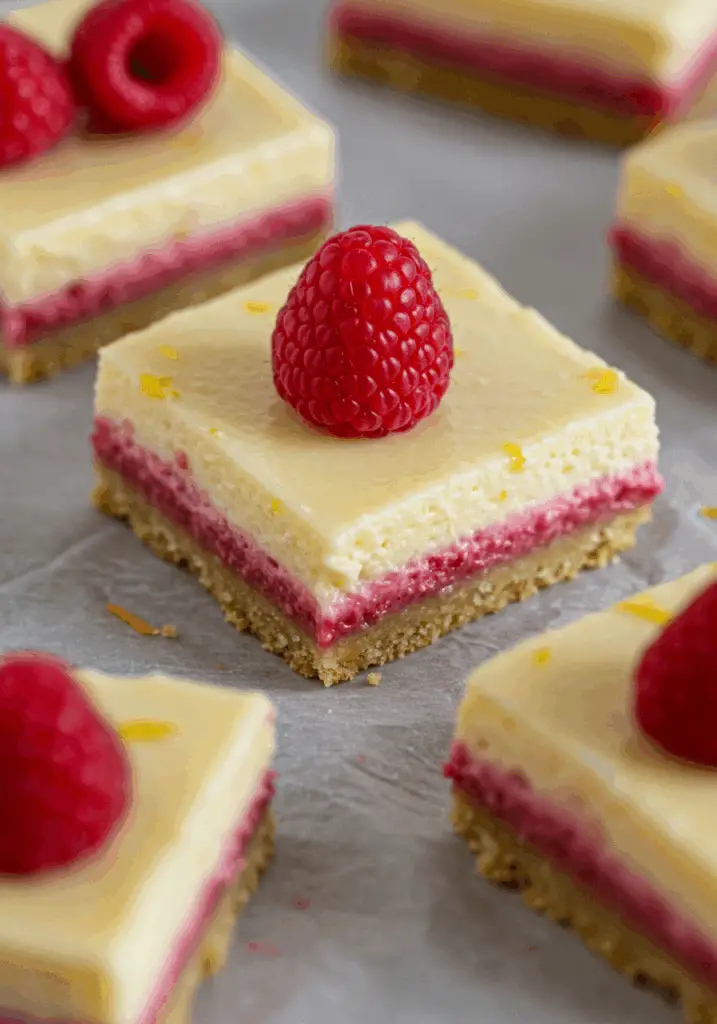 Tangy Raspberry Lemon Bars