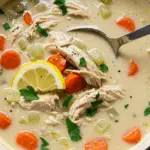 Mediterranean Lemon Chicken Soup