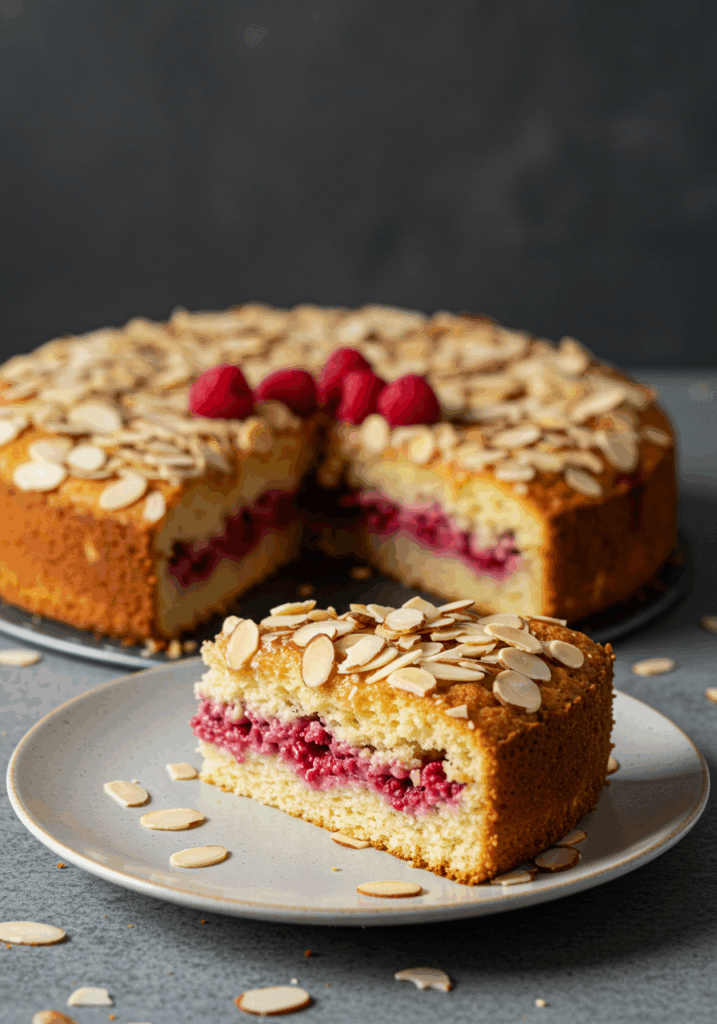 Almond Raspberry Cake