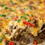 Cheesy Low Carb Philly Cheesesteak Casserole