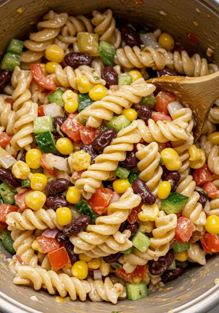 Cowboy Caviar Pasta Salad