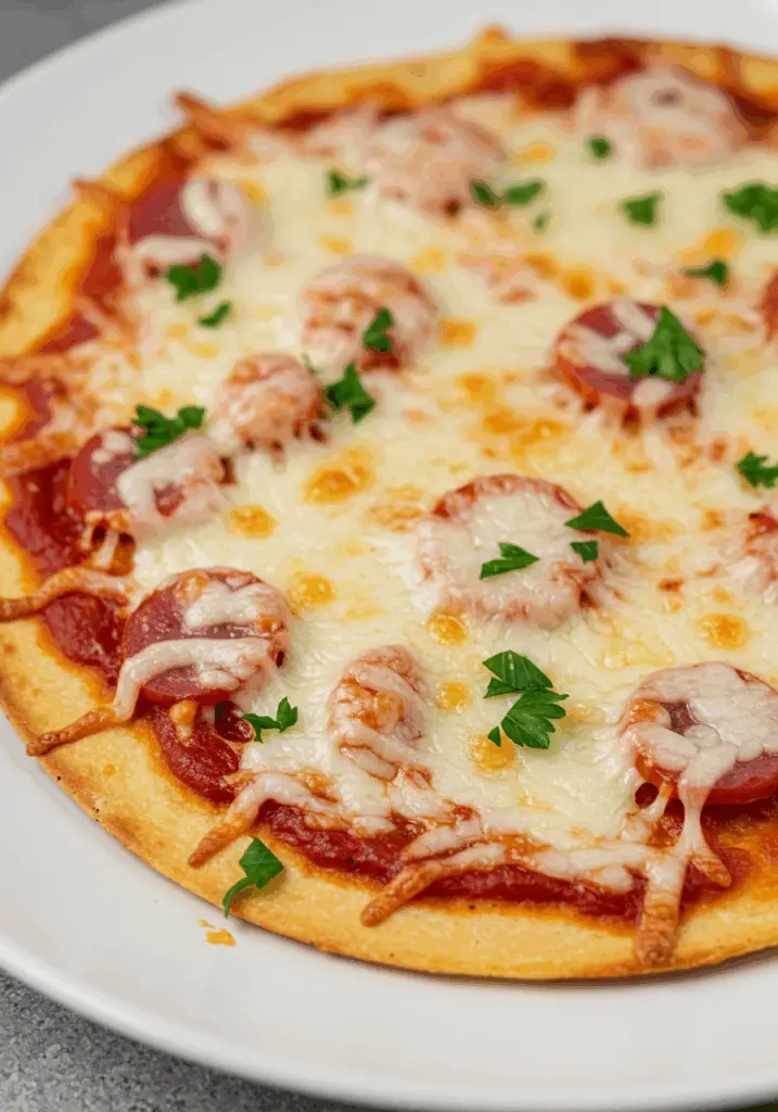 5 Minute Air Fryer Tortilla Pizza