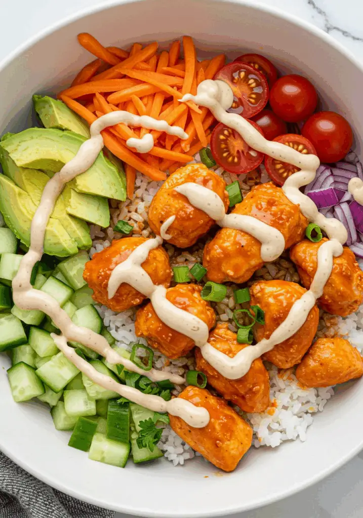 Easy Buffalo Chicken Bowls