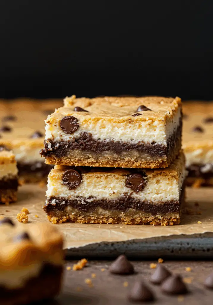 Chocolate Chip Cheesecake Bars