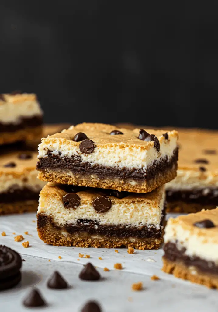 Chocolate Chip Cheesecake Bars