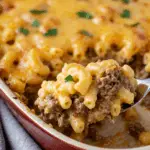 Mac and Cheese Meatloaf Casserole