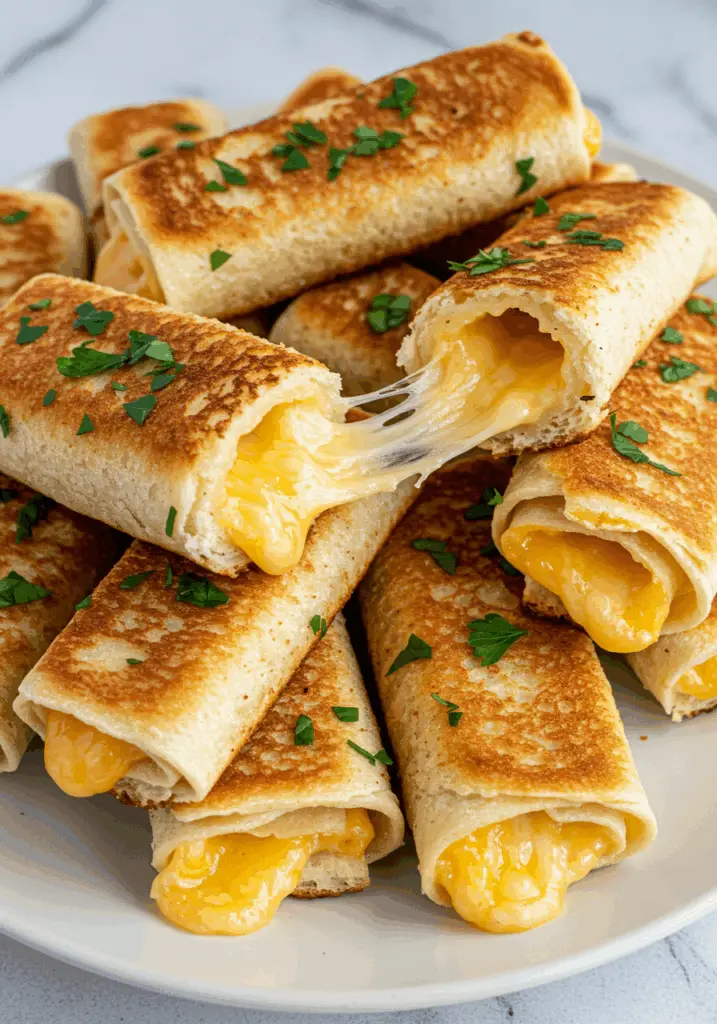 Cheesy Garlic Butter Rollups
