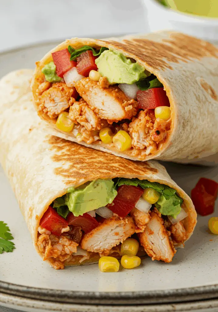 Chipotle Ranch Grilled Chicken Burrito