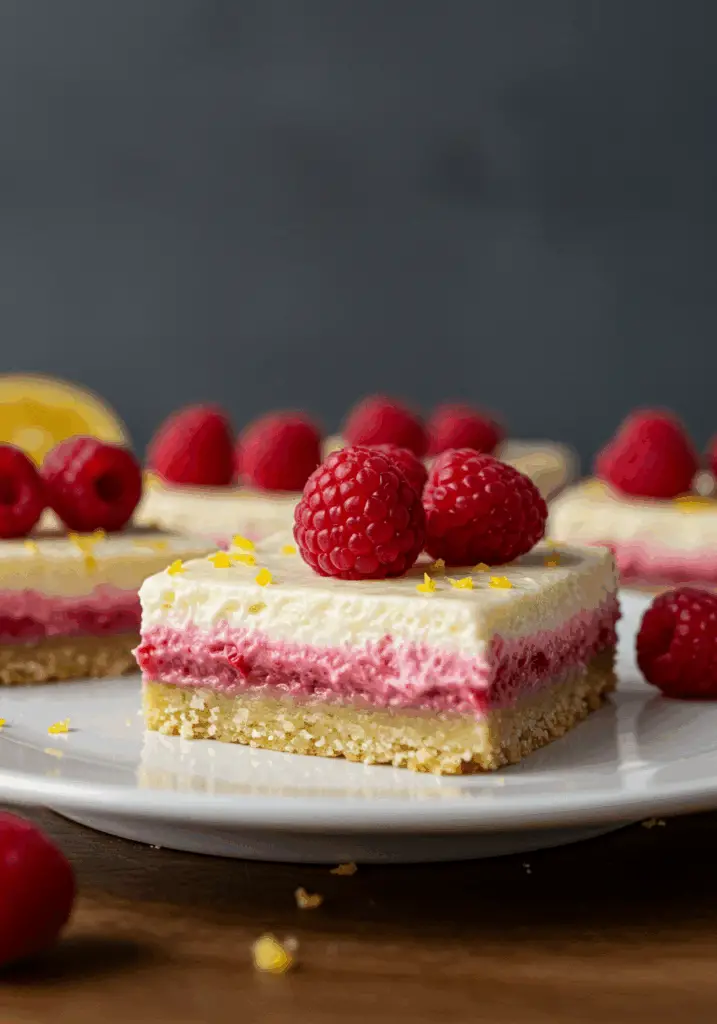 Tangy Raspberry Lemon Bars