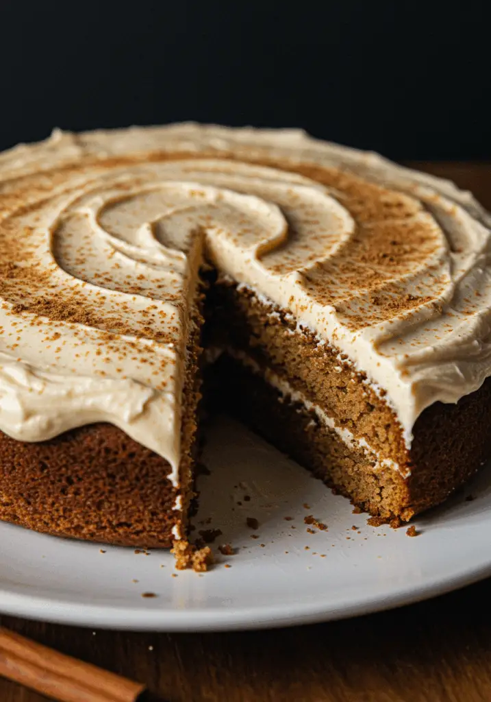 Chai Spice Cake with Cream Cheese Frosting