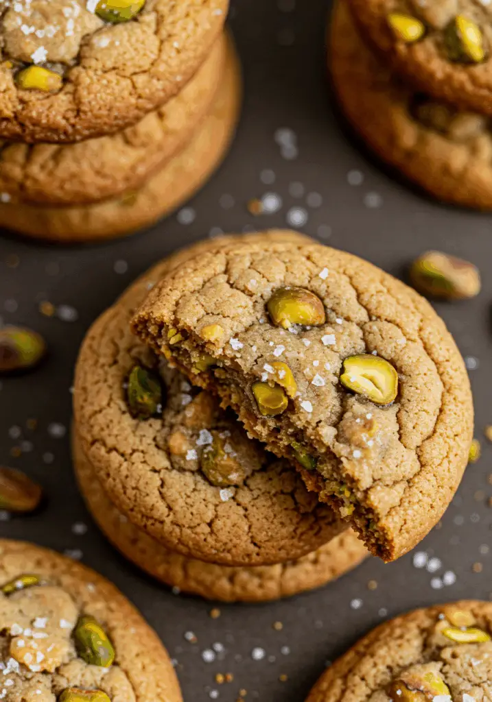 Salted Honey Pistachio Cookies