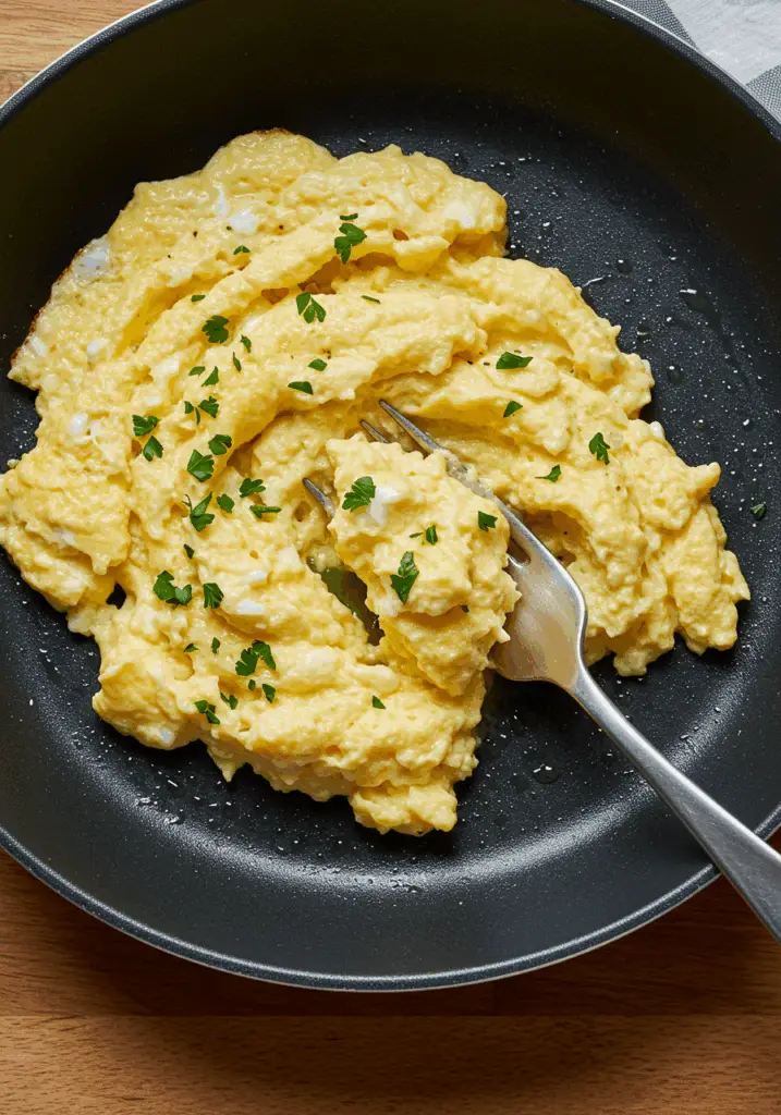 Creamy Boursin Scrambled Eggs