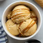 High Protein Salted Caramel Cottage Cheese Ice Cream