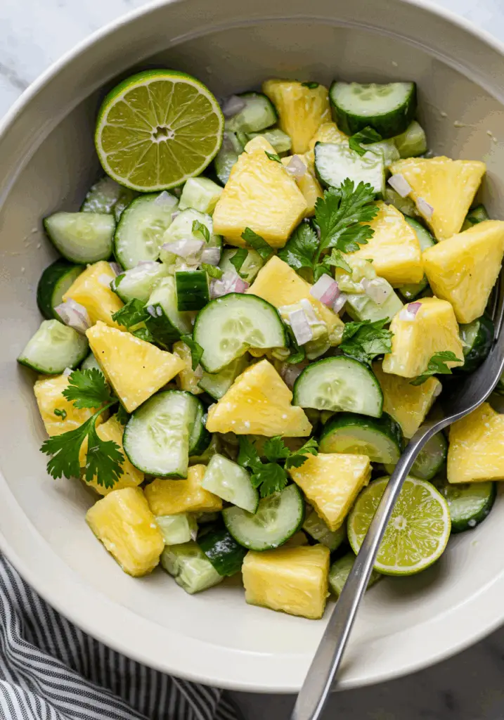 Pineapple Cucumber Salad