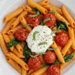 Roasted Tomato and Garlic Ricotta Pasta