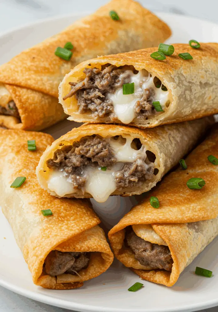 Keto Philly Cheesesteak Rolls